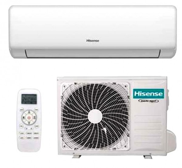 Aire acondicionado Split 1x1 Hisense Inverter con 2236 frig/h 2236 kcal/h WiFi KC25YR3B