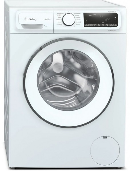Lavadora carga frontal Balay 3TS395BS, Blanco, 9 kg, 1400 rpm, A