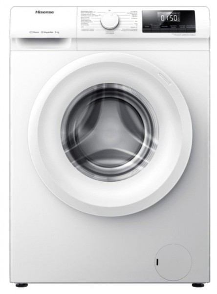 Lavadora carga frontal Hisense WFQP801419VM Blanco 8 kg 1400 rpm A