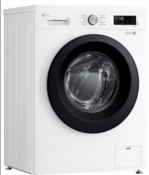 Lavadora carga frontal LG F4X1009NWK Blanco 9 kg 1400 rpm A