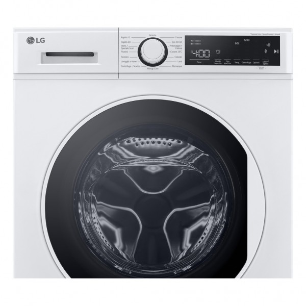 Lavadora carga frontal Lg F2WT2008S3W Blanco 8 kg 1200 rpm B