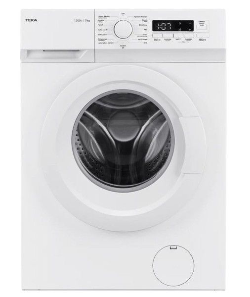 Lavadora carga frontal Teka WMK40740 Blanco 7 kg 1200 rpm A