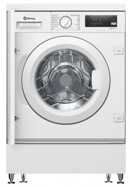 Lavadora integrable Balay 3TI983B, Blanco, 8 kg, 1200 rpm, C