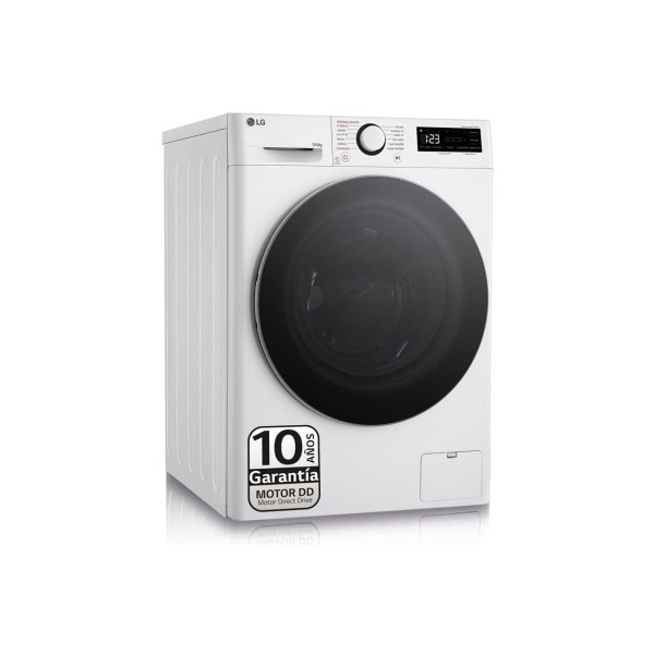 Lavasecadora LG F4DR6009A1W, Blanco, lavado 9 kg, secado 6 kg, 1400rpm, D