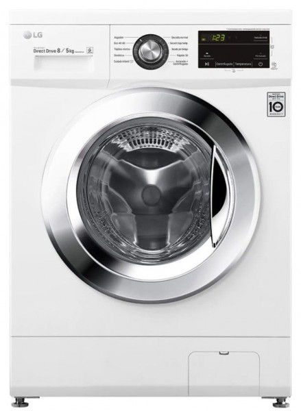 Lavadora secadora LG F4J3TM5WD Blanco lavado 8 kg secado 5 kg 1400 rpm E