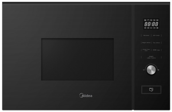 Microondas Midea MBMTG820HBK 800W 20L  Integrable Cristal Negro