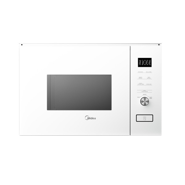 Microondas Midea MBMTG820HWH, 800W, 20L , Integrable Cristal Blanco