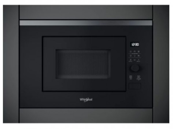 Microondas integrable Whirlpool WMF201G, Negro, 20 L, 800 W, Grill
