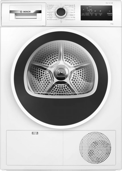 Secadora Bosch WTR83200ES, Blanca, 8 kg, Bomba de calor, A++