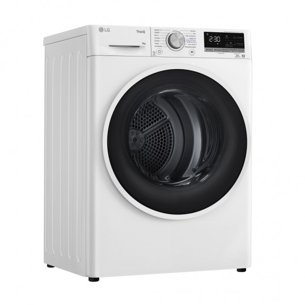Secadora Lg RH90V5AV6N Blanco 9 kg Bomba de calor A++
