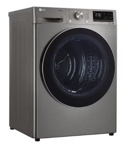 Secadora Lg RH90V9PV2N Inox 9 kg Bomba de calor A+++