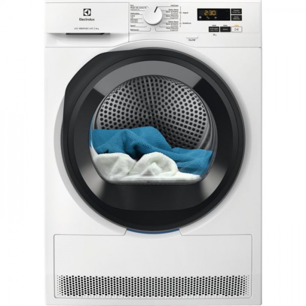 Secadora Electrolux EDI618A5BO, Blanca, 8 kg, Bomba de calor, A+++