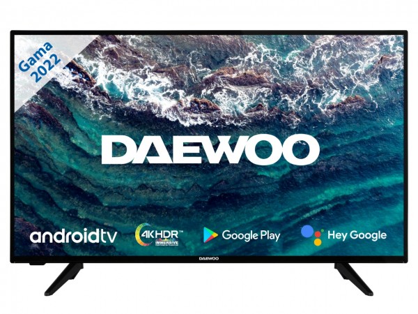 Televisión Daewoo 43” UHD AndroidTV 43DM53UA