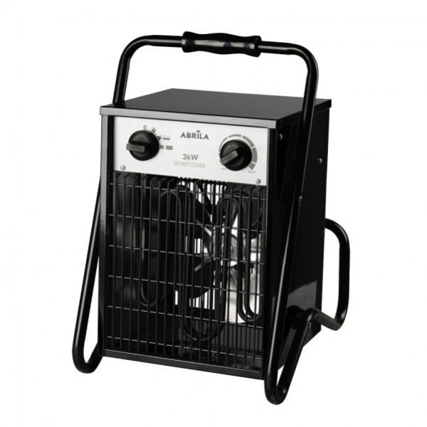 Termoventilador Industrial Simeon 3000w Negro 2potencias Ip24 Termost.reg.