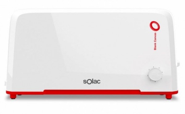 Tostadora Solac TL5416  Blanco-Rojo  800 W