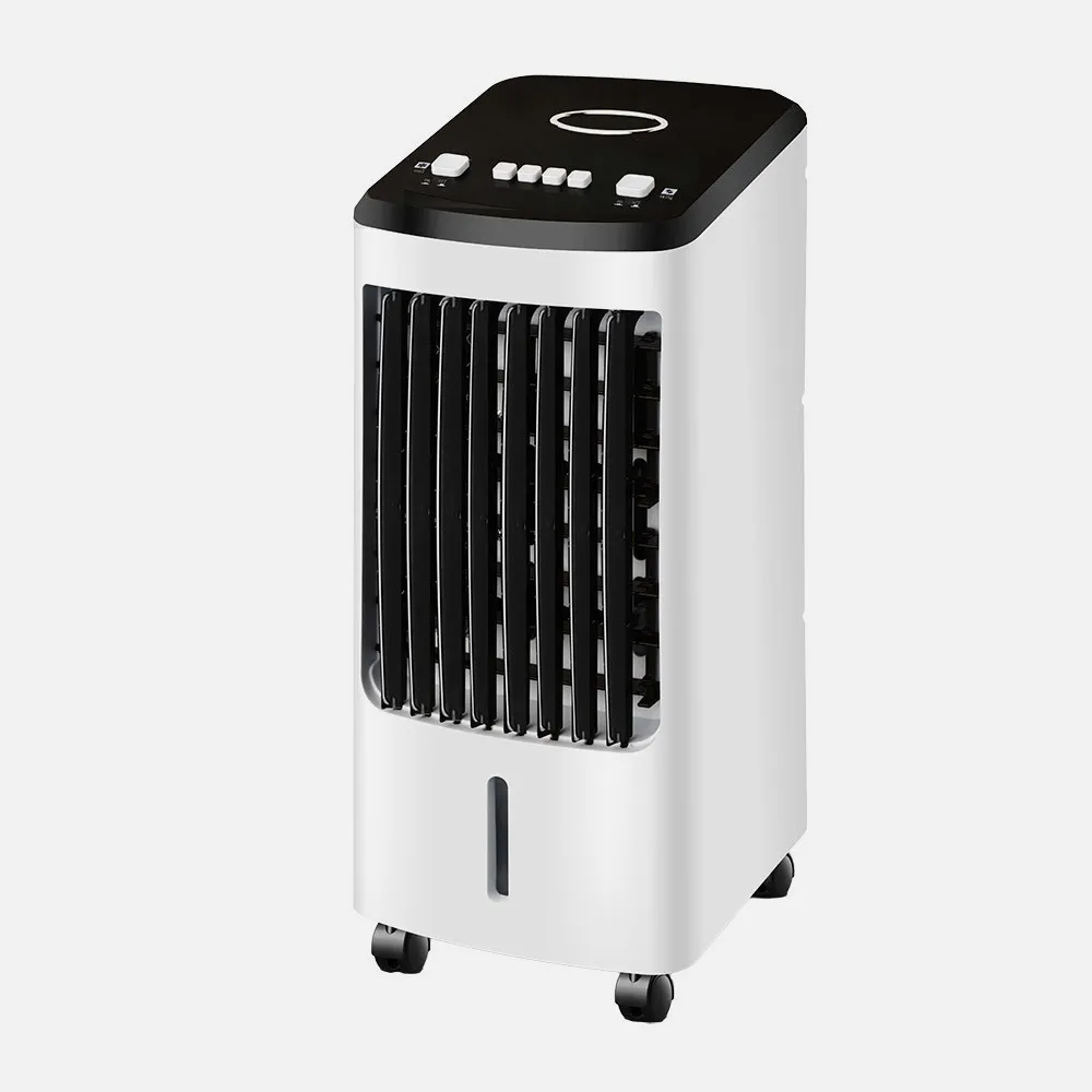Climatizador Evaporativo Impala Blanco/negro 80w 3vel 4litros Oscilante,portatil C/acumula