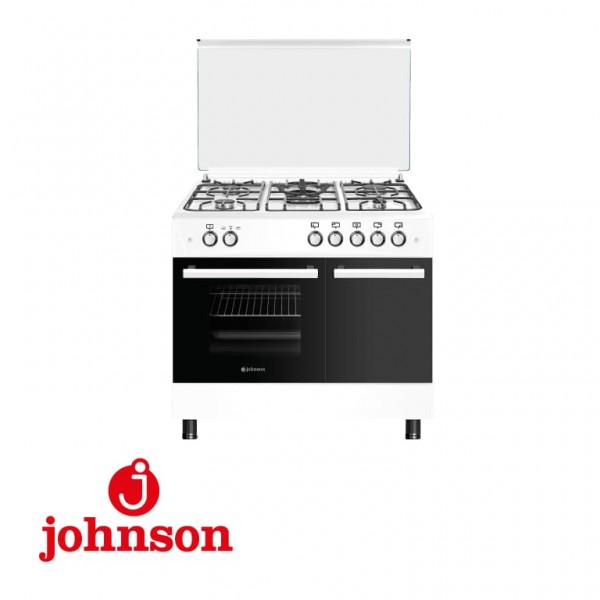 Cocina Johnson CONA90PBB Horno + Potabombonas 5 Fuegos Butano