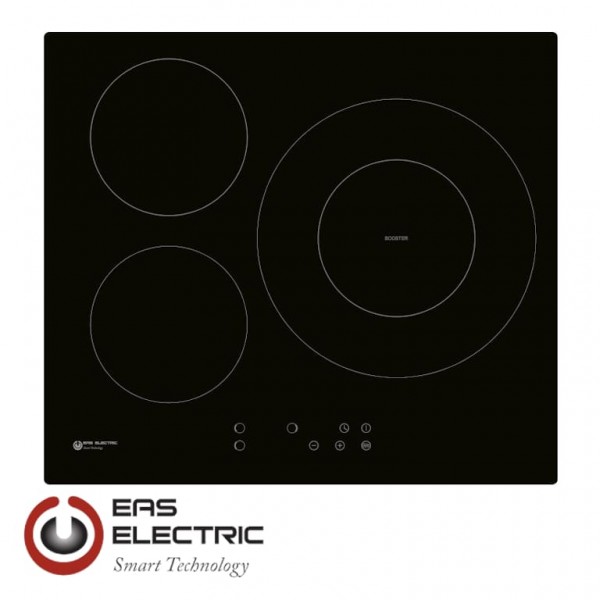 Placa de inducción 60 cm 3 zonas de cocinado EMIH320-3F