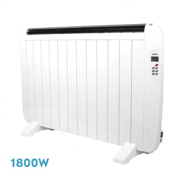 Emisor Termico Gaban 1800w X En Aluminio Blanco Remoto Lcd,temporizador Mural/portat.58,5x