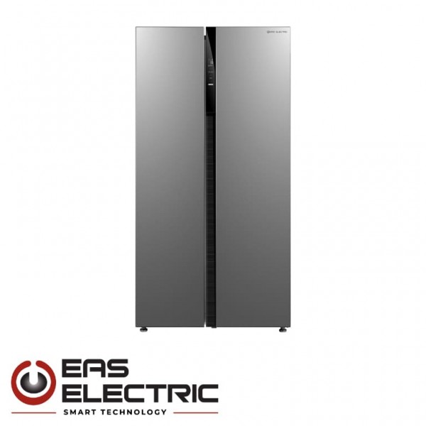 Frigorífico Americano Eas Electric EMSS178EX Clase E 177x90cm Display Led Inox