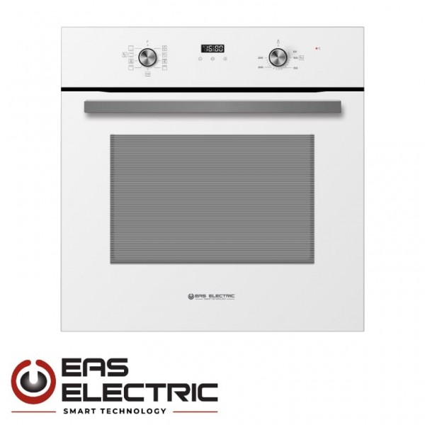 Horno Multifuncion EAS ELECTRIC EMV701DGW Cristal Blanco 70 Litros 8 Funciones