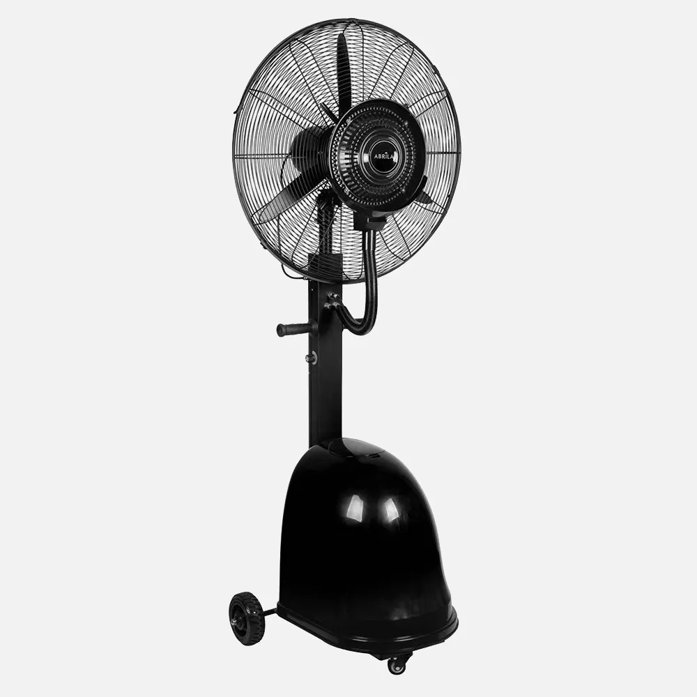 Ventilador Nebulizad.de Pie Napoleon Negro 1 velocidad 260w 3 aspas 175x65x55cm Tanque Agu